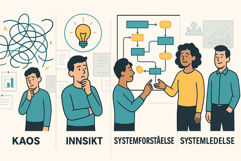 Visuelt og grafisk bilde av systemforståelse