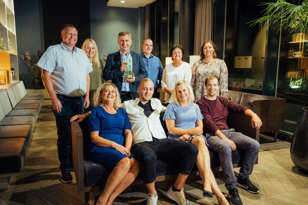 Gruppe mennesker har vunnet Lean Pris